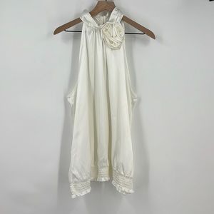 Ashley Stewart Sleeveless High Neck Blouse Size-16W